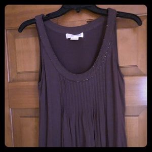 Micheal Kors brown embellished tank top